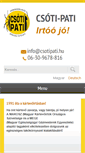 Mobile Screenshot of csotipati.hu